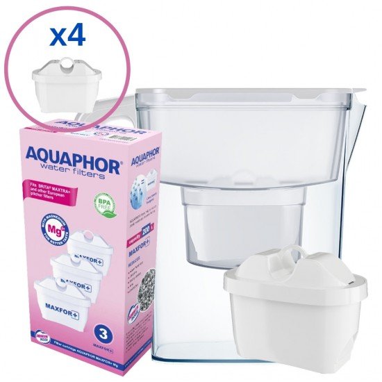 Фильтр-Кувшин Compact (2,4 Л) плюс 4 фильтра Фильтры Аквафор, Системы очистки воды, Фильтры-кувшины