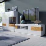 Стенка SILKE White 02