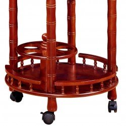 Деревянный круглый сервировочный стол 908 Деревянный круглый сервировочный стол 908