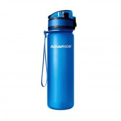 Фильтр-бутылка АКВАФОР Сити, объем 0,5 л, цвет синий