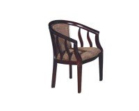 Деревянный стул с подлокотниками 7400-1 Мебель, Столы и Стулья, Стулья, Стулья деревянные, Тканевые стулья, Кресла, Мебель ROSEWOOD, Кресла в гостиную , Кресла для лобби