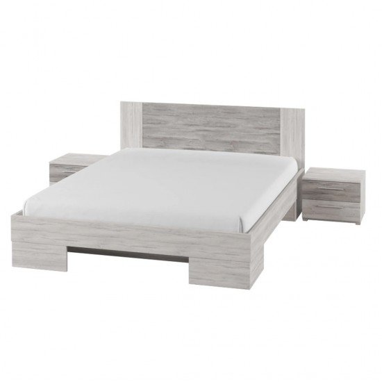 Двуспальная кровать VERA - Arctic pine 160/200 Мебель, Мебель для спальни, Кровати, Кровати деревянные