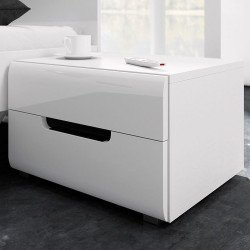 Прикроватная тумбочка Hektor White  Прикроватная тумбочка Hektor White