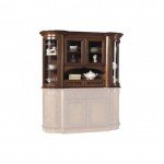 Большая витрина AFRODYTA натуральный шпон 180х113