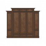 Шкаф 5-ти дверный AFRODYTA натуральный шпон 223х206