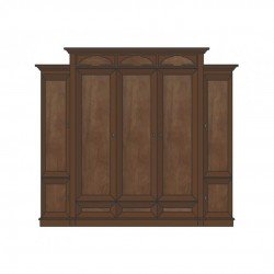 Шкаф 5-ти дверный AFRODYTA натуральный шпон 223х206 Шкаф 5-ти дверный AFRODYTA натуральный шпон 223х206