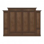 Шкаф 6-ти дверный AFRODYTA натуральный шпон 270х206