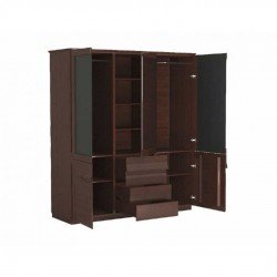 Шкаф для одежды BARI 3-дверный - массив дерева Шкаф для одежды BARI 3-дверный - массив дерева