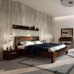 Двуспальная кровать BARI 180 - массив дуба Двуспальная кровать BARI 180 - массив дуба