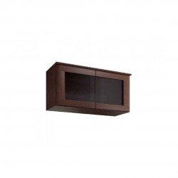 Антресоль широкая BARI (S) со стеклянными дверцами - массив дуба  Антресоль широкая BARI (S) со стеклянными дверцами - массив дуба