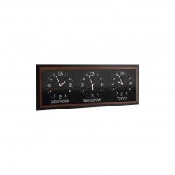 Часы тройные VENEZIA - шпон дуба