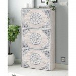 Тумба для обуви ORIENT с принтом