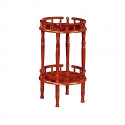 Деревянный сервировочный стол овальной формы 922 Деревянный сервировочный стол овальной формы 922