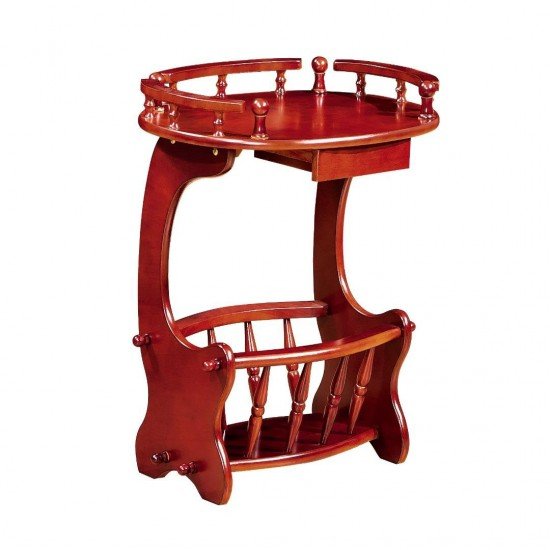Деревянный сервировочный стол овальной формы 936 Мебель, Мебель в гостиную, Журнальные столы, Приставные столики, Сервировочные столики