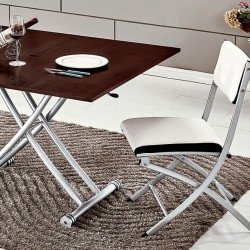 Складной стул белого цвета Складной стул белого цвета