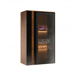 Витрина подвесная VIGO - натуральный шпон