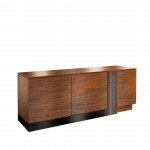 Тумба VIGO с 3 дверцами - натуральный шпон