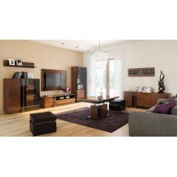 Обеденный стол раскладной на ножке-колонне VIGO - натуральный шпон