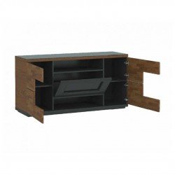 Тумба-бар VERANO с подсветкой - массив дуба