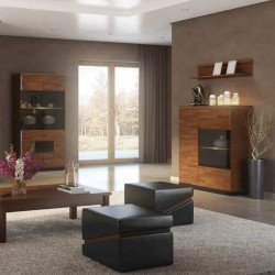 Полка подвесная VERANO - натуральный шпон