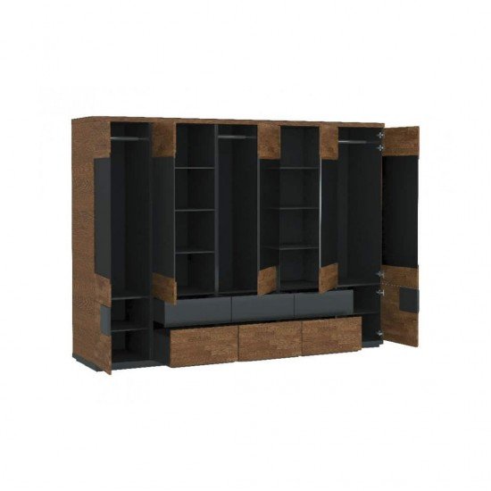 Шкаф 5-створчатый VERANO - массив дуба Мебель, Шкафы и Гардеробы, Шкафы распашные, Эксклюзивная мебель, Коллекция VERANO