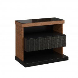 Прикроватная тумбочка VERANO - натуральный шпон Прикроватная тумбочка VERANO - натуральный шпон