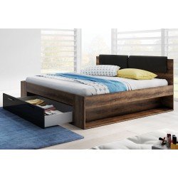 Двуспальная кровать с ящиком GALAXY - Monastery oak 51 Двуспальная кровать с ящиком GALAXY - Monastery oak 51