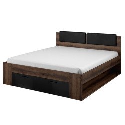 Двуспальная кровать с ящиком GALAXY - Monastery oak 50 Двуспальная кровать с ящиком GALAXY - Monastery oak 50