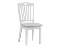 Деревянный стул белого цвета Мебель, Столы и Стулья, Стулья, Стулья деревянные