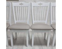 Деревянный стул белого цвета Мебель, Столы и Стулья, Стулья, Стулья деревянные