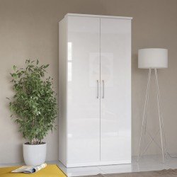 Шкаф двустворчатый OPTIMA White 18 Шкаф двустворчатый OPTIMA White 18