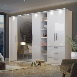 Комплект шкафов OPTIMA White, длина 296 см Комплект шкафов OPTIMA White, длина 296 см