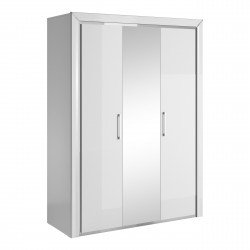Шкаф 3-хдверный  с зеркалом ARNO White 19 Шкаф 3-хдверный  с зеркалом ARNO White 19