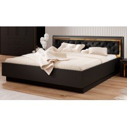 Двуспальная кровать ARNO Black 32 для матраса 180/200 Двуспальная кровать ARNO Black 32 для матраса 180/200