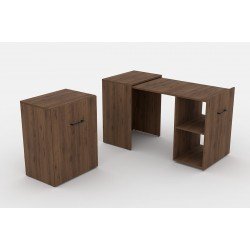Раздвижной письменный стол SMART - Walnut Раздвижной письменный стол SMART - Walnut