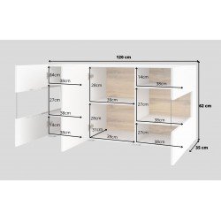 Тумба навесная AVA White 25 Тумба навесная AVA White 25