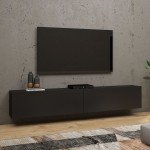 TV тумба навесная AVA Black