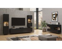 TV тумба навесная AVA Black Мебель, Мебель в гостиную, Модульная мебель, Телевизионные тумбы (TV), Коллекция AVA, AVA Black