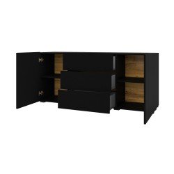 Комод навесной в гостиную AVA Black 26 Комод навесной в гостиную AVA Black 26