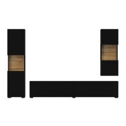 Стенка напольная AVA Black 10 Стенка напольная AVA Black 10