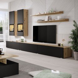 Стенка BAROS Artisan/Black Стенка BAROS Artisan/Black