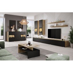 Комплект мебели BAROS Artisan/Black Комплект мебели BAROS Artisan/Black