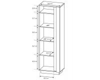 Модульная стенка ARCO WHITE II