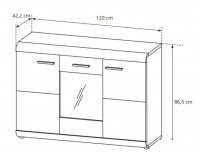 Комод LINK (E-120-3D)