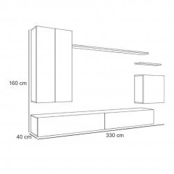 Стенка SWITCH II - White Стенка SWITCH II - White