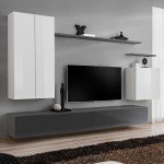 Стенка SWITCH II - White/Graphite