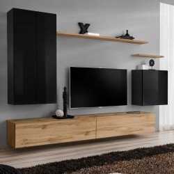 Стенка SWITCH II - Black/Wotan Стенка SWITCH II - Black/Wotan