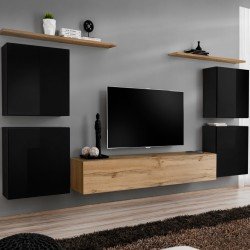 Стенка SWITCH IV - Black/Wotan Стенка SWITCH IV - Black/Wotan