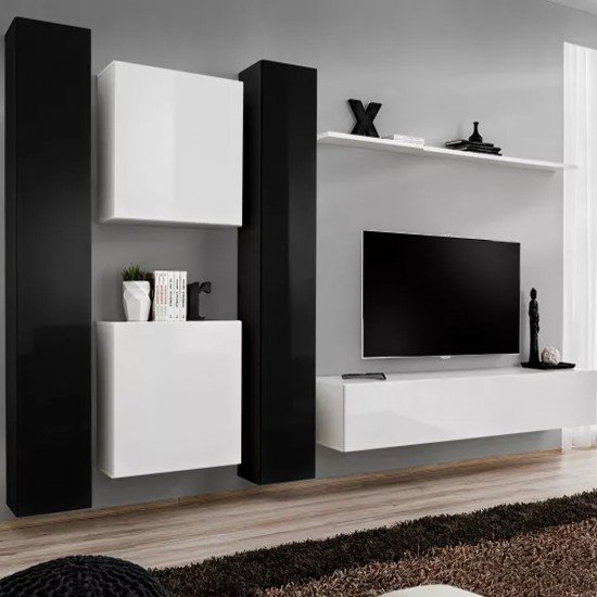 Стенка SWITCH VI - Black/White