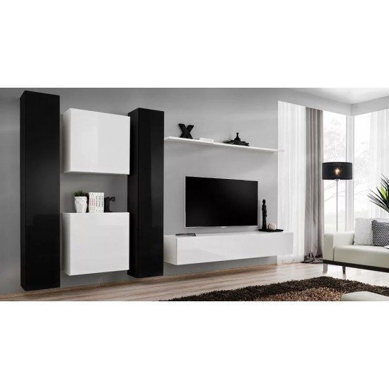 Стенка SWITCH VI - Black/White